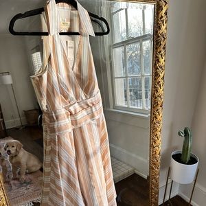 Anthropologie - Maeve, striped halter dress